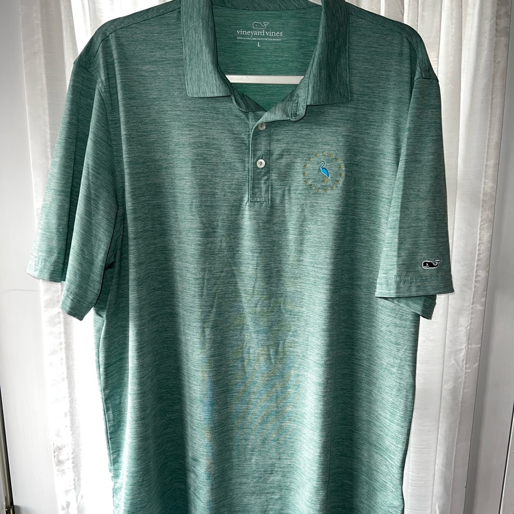 Vineyard Vines Green Polo Shirt Lightweight Casual Wear